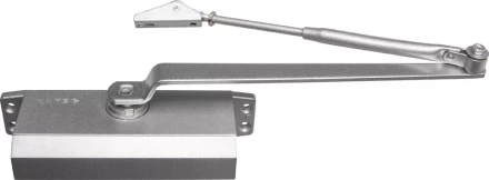 Доводчик дверной ЗУБР для дверей массой до 80 кг, цвет серебро 37910-80 купить в Перми