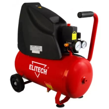 Компрессор безмасляный поршневой прямой привод Elitech КПБ 190/24+4К купить в Перми