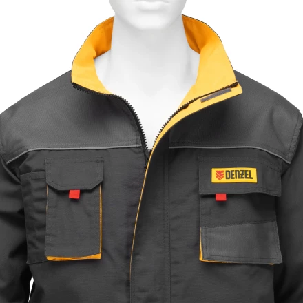 Куртка профессиональная рабочая, 65% полиэстер 35% хлопок, XXL// Denzel 90380 купить в Перми