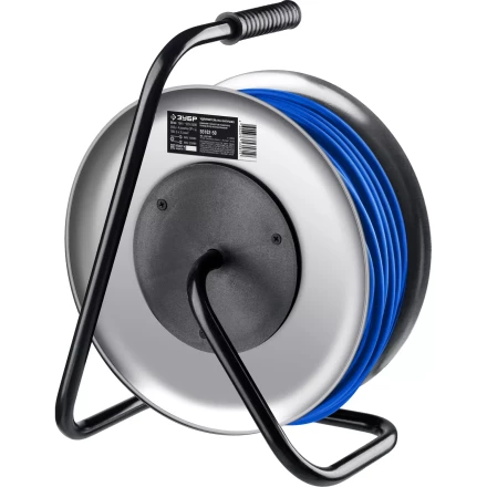ЗУБР ПВС-325, ПВС, 3 x 2.5 мм2, 50 м, 4000 Вт, IP44, силовой удлинитель на стальной катушке, Профессионал (55102-50) купить в Перми