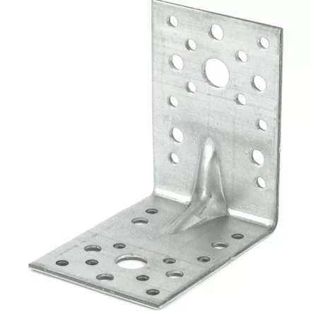 Крепежный уголок усиленный 2,5мм KUU 90x90x65 мм Россия Сибртех 464123 купить в Перми