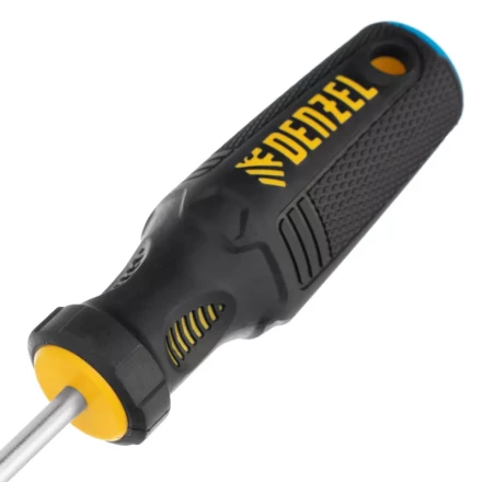 Отвертка SL5x75 мм, CrV, трехкомпонентная рукоятка Denzel 12194 купить в Перми