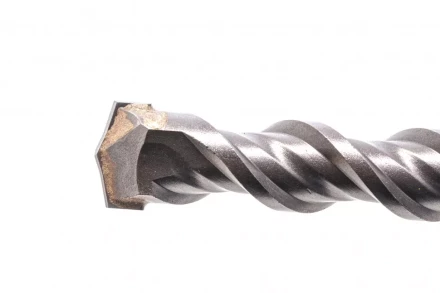Бур по бетону Denzel, 22 x 310 мм, двойная спираль, три пылеотводящие кромки, 705053 купить в Перми