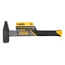 Молоток слесарный, 600 г Denzel, кованый, фибергласовая рукоятка c TPR покрытием, 10486 купить в Перми