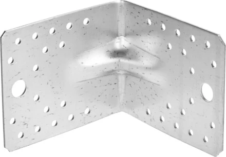 Крепежный угол ЗУБР &quot;МАСТЕР&quot; усиленный, 90х105х105мм, 20шт 310115-90-105 купить в Перми