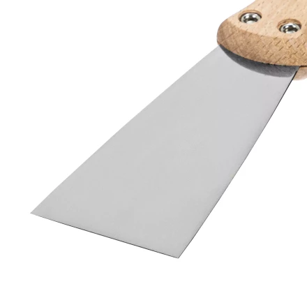 Шпательная лопатка из нержавеющей стали, 50 мм, буковая рукоятка, EFP Matrix 85611 купить в Перми