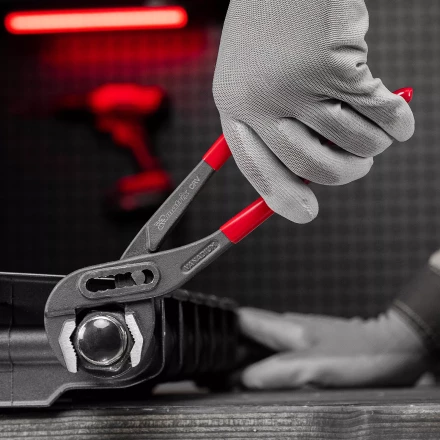 Клещи переставные Matrix 300 мм, хром-ванадий, обливные рукоятки 17922 купить в Перми