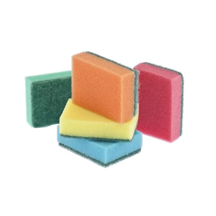 Губки для посуды Optima 96х64х27 мм 5шт ТМ Elfe 92351 купить в Перми