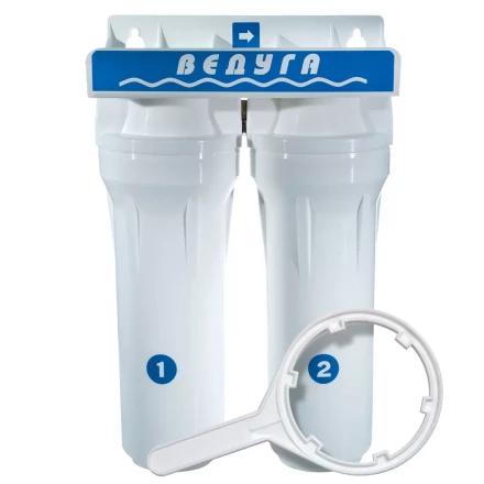 Колба фильтра ВЕДУГА 10 3/4 белая двойная 69384 купить в Перми