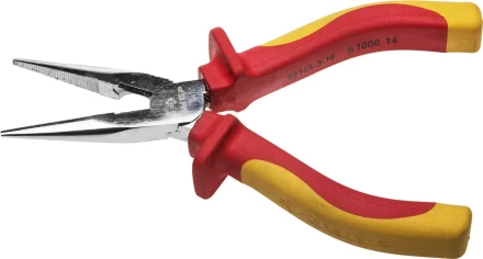 Тонкогубцы ЗУБР &quot;ПРОФЕССИОНАЛ&quot; &quot;ПРОФИЭЛЕКТРИК&quot;, диэлектрические, двухкомпонентная рукоятка, до ~1000В, 160мм 22145-3-16 купить в Перми