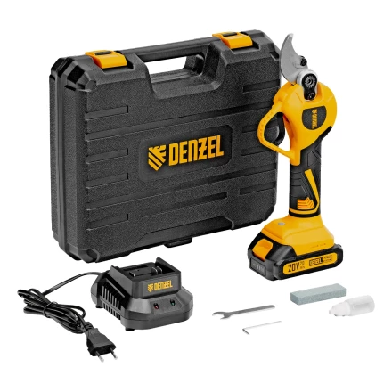 Секатор аккумуляторный, бесщет., CP-30BL, Li-Ion, 20 В, лезвия SK5 // Denzel 59434 купить в Перми