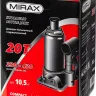 Домкрат гидравлический бутылочный, 20т, 230-430 мм, MIRAX 43260-20 43260-20 купить в Перми