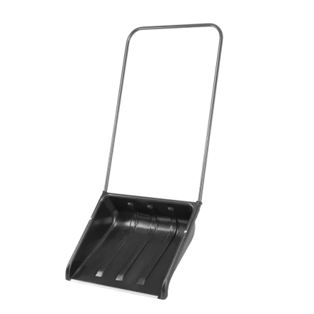 Движок для уборки снега пластиковый Сибртех, 570 х 470 х 1300 мм, стальная рукоятка, Россия, 615925 купить в Перми