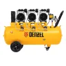 Компрессор безмасляный, малошумный Denzel DLS 3300/100, 3300 Вт,3x1100, 100 л, 570 л/мин ,блок управления купить в Перми