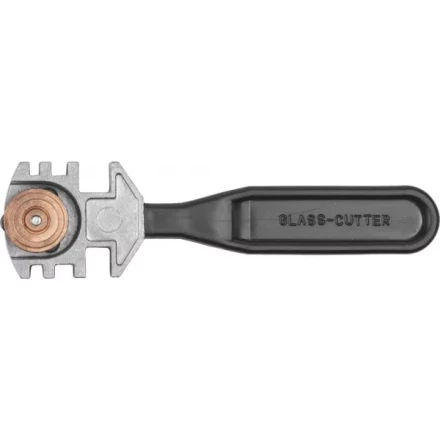 Стеклорез ЗУБР &quot;ЭКСПЕРТ&quot; роликовый, 3 режущих элемента, с пластмассовой ручкой 3360_z01 купить в Перми