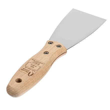 Шпательная лопатка из нержавеющей стали, 60 мм, буковая рукоятка, EFP Matrix 85613 купить в Перми