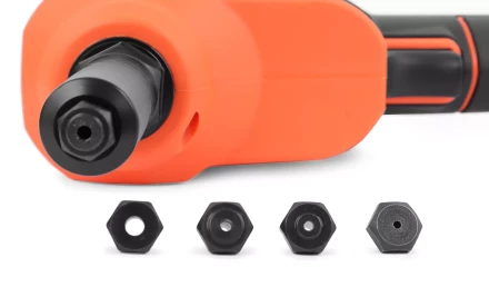 Аккумуляторный вытяжной заклепочник MESSER CQ-60025 (модель 2021 года)  от 2,4 до 6,4 мм купить в Перми