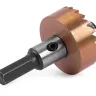 HSS-TiN коронка MESSER 30мм с центр. сверлом и толкающей пружиной для  лист. материала  до 2 мм ц/х купить в Перми