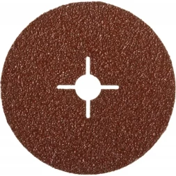 Круг шлифовальный ЗУБР "ПРОФИ" фибровый, для УШМ, P24, 150х22мм, 5 листов 35585-150-024