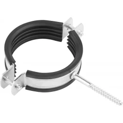 ЗУБР. Хомут трубный оцинкованный, с шурупом, 3", 1шт 37854-83-95-1