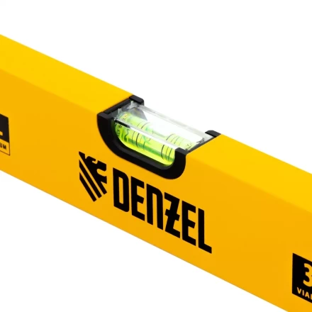 Уровень алюминиевый, 1000 мм, фрезерованный, 3 глазка Denzel 33683 купить в Перми