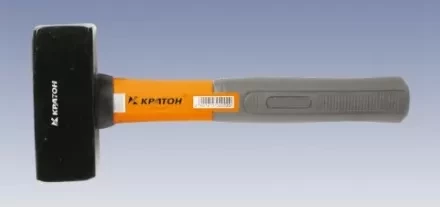 Кувалда фиберглас обрезиновая ручка 2 кг Кратон 2 15 02 003 купить в Перми