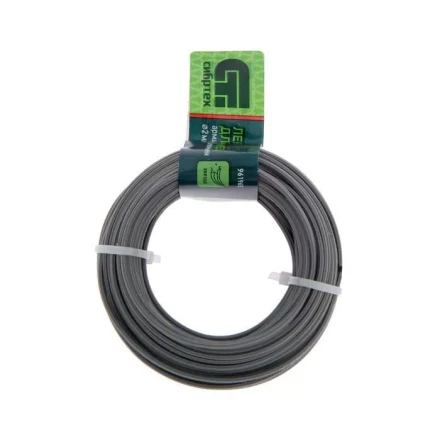 Леска для триммера звезда 2,4 мм х 15 м Сибртех 961735 купить в Перми