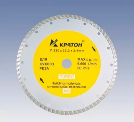 Круг алмазный TURBO HOBBY 115 х 22,2 х 2,2 мм Кратон 1 08 03 001 купить в Перми