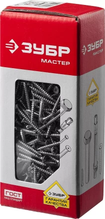 Саморезы по дереву, белый цинк, 3.5x35мм, 500шт, ЗУБР Мастер 4-300371-35-035 4-300371-35-035 купить в Перми