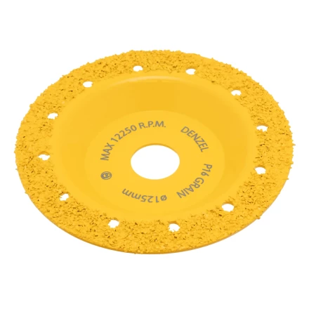 Чашка твёрдосплавная зачистная,125 мм, Плоская, среднее зерно #16// Denzel 72975 купить в Перми