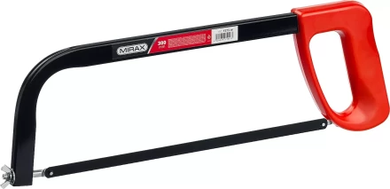 Ножовка по металлу MIRAX, пластиковая рукоятка, металлическая усиленная рамка, 300 мм 1573_z01 купить в Перми