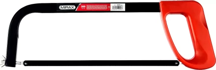 Ножовка по металлу MIRAX, пластиковая рукоятка, металлическая усиленная рамка, 300 мм 1573_z01 купить в Перми