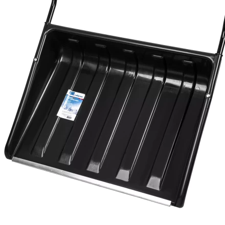 Движок для уборки снега пластиковый, 700х550х1470 мм, стальная рукоятка, Сибртех 61643 купить в Перми