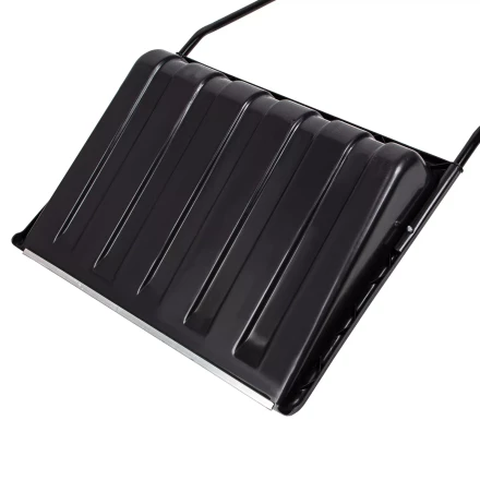 Движок для уборки снега пластиковый, 700х550х1470 мм, стальная рукоятка, Сибртех 61643 купить в Перми