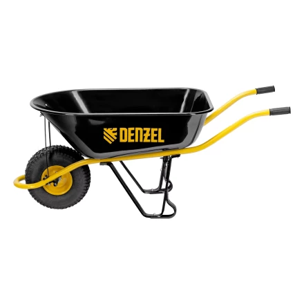 Тачка строительная Denzel 689965, усиленная, объем 130 л, 230 кг, колесо 15х6.00-6 купить в Перми