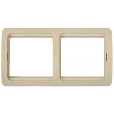 Панель СВЕТОЗАР &quot;ГАММА&quot; двойная горизонтальная, цвет бежевый SV-54146-B купить в Перми
