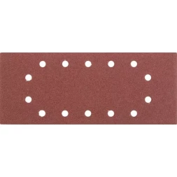 Лист шлифовальный универсальный STAYER "MASTER" на зажимах, 14 отверстий по периметру, для ПШМ, Р120, 115х280мм, 5шт 35469-120