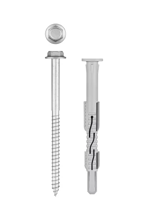 ЗУБР ФД-Ц 10 x 120 мм, фасадный дюбель, нейлон/цинк, 50 шт (301455-120) купить в Перми