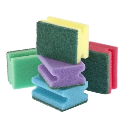 Губки для посуды профильные Comfort 85х65х43 мм 5 шт ТМ Elfe 92357 купить в Перми