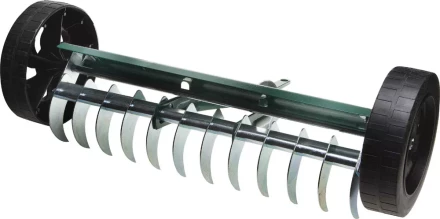 Грабли RACO садовые аэраторные, на колесах, оцинков., 12 зубцов, 400 мм 4230-53843 купить в Перми