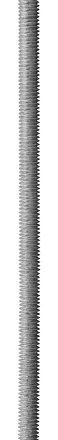 Шпилька ЗУБР резьбовая DIN 975, класс прочности 4.8, оцинкованная,   М8x2000, ТФ0, 1 шт. 4-303350-08-2000 купить в Перми