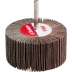 Круг шлифовальный ЗУБР &quot;МАСТЕР&quot; веерный лепестковый, на шпильке, тип КЛО, зерно-электрокорунд нормальный, P180, 40х80мм 36604-180 купить в Перми