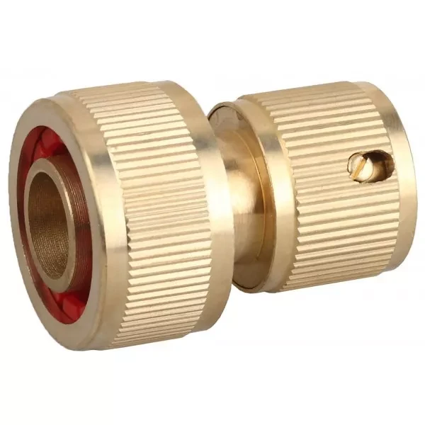 Соединитель GRINDA с автостопом, латунный, 3/4" 8-426130 купить в Перми