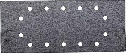 Лист шлиф. универсал. URAGAN с покрытием стеарата цинка, 14 отверстий по кругу, для ПШМ, P60, 115х280мм, 50шт 907-23104-060-50 купить в Перми