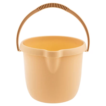 Ведро пластмассовое круглое Palisad 12 л, бежевое, Home 929495 купить в Перми