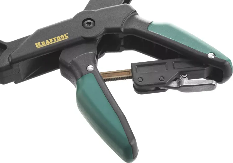 Струбцина KRAFTOOL "EcoKraft" ручная, пластиковый корпус, 0-100мм 32224-10 купить в Перми