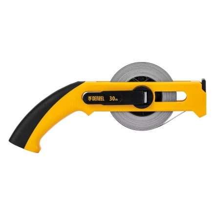 Рулетка геодезическая Denzel 30 м х 13 мм, открытый корпус, металлическая лента 31491 купить в Перми