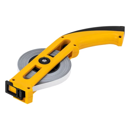 Рулетка геодезическая Denzel 30 м х 13 мм, открытый корпус, металлическая лента 31491 купить в Перми