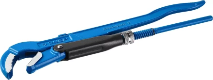 Ключ трубный рычажный ЗУБР &quot;ПРОФЕССИОНАЛ&quot;, изогнутые губки, цельнокованый, Сr-V, № 1,  1&quot; 27337-1_z01 купить в Перми