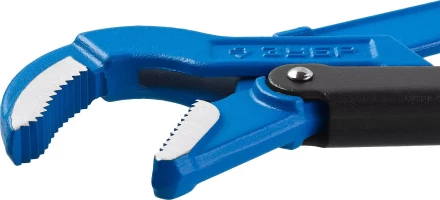 Ключ трубный рычажный ЗУБР &quot;ПРОФЕССИОНАЛ&quot;, изогнутые губки, цельнокованый, Сr-V, № 1,  1&quot; 27337-1_z01 купить в Перми